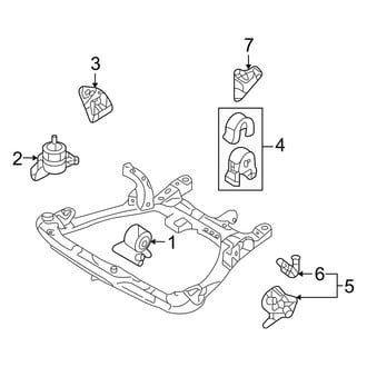 Kia OE - Engine / Transaxle - Engine & Transmission Mounting (2.4L)