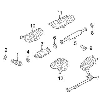 Kia OE - Exhaust System - Exhaust Components (6 Engine VIN Character)