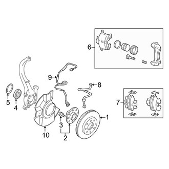 Kia OE - Front Suspension - Brake Components