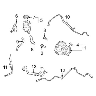 Kia OE - Steering Gear & Linkage - Pump & Hoses (2.4L)