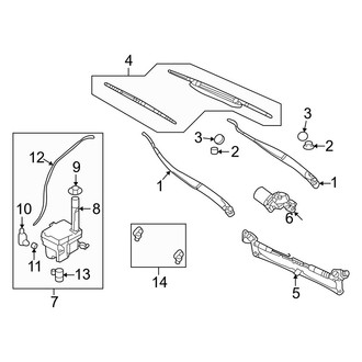 Kia OE - Windshield - Wiper & Washer Components