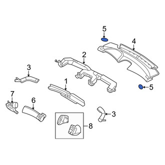 Kia OE - Front Left Dashboard Air Vent Trim