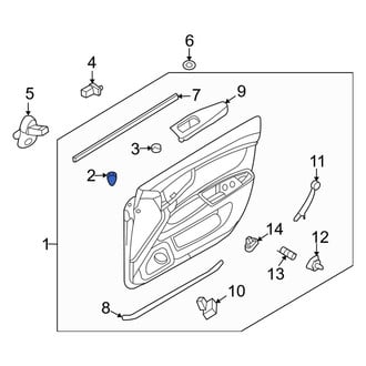 Kia OE - Front Inner Door Interior Trim Panel Retainer