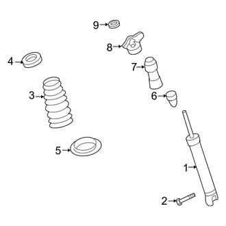 Kia OE - Rear Suspension - Shocks & Components