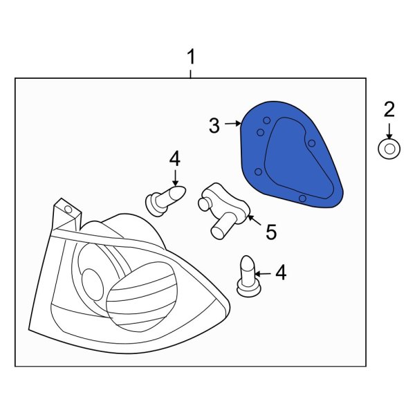 Tail Light Housing Seal