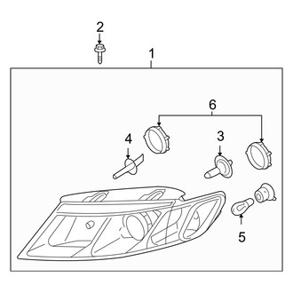 Kia OE - Front Lamps - Headlamp Components