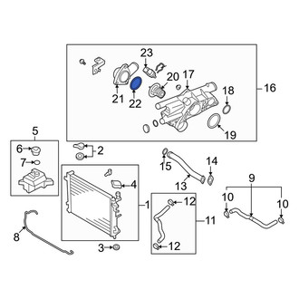 Kia OE - Engine Coolant Outlet O-Ring