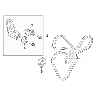 Kia OE - Cooling - Belts & Pulleys (2.4L)