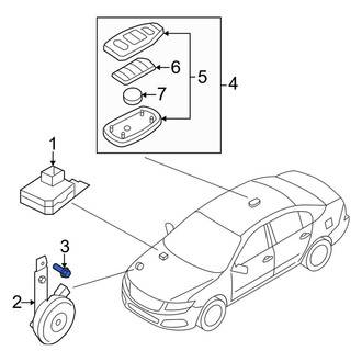 Kia OE - Anti-Theft Alarm Siren Bolt