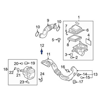 Kia OE - Engine Air Intake Hose Bolt