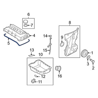 Kia OE - Engine Valve Cover Gasket
