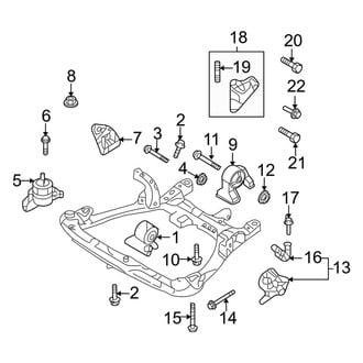 Kia OE - Engine / Transaxle - Engine & Transmission Mounting (2.4L Automatic Tr)