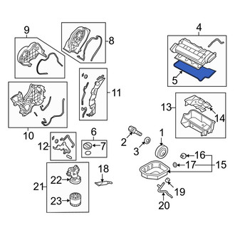 Kia OE - Right Engine Valve Cover Gasket