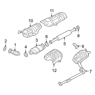 Kia OE - Exhaust System - Exhaust Components (2.4L)