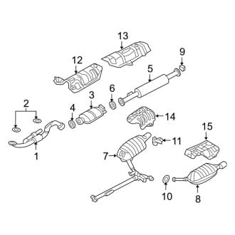 2009 Kia Optima OEM Exhaust Parts | Systems, Tips — CARiD.com