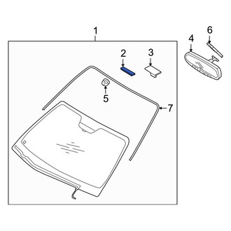 Kia OE - Lower Windshield Spacer