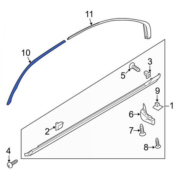 Roof Drip Molding