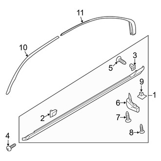 Kia OE - Pillars, Rocker & Floor - Exterior Trim