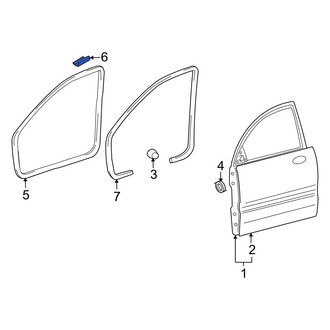 Kia OE - Front Door Seal Clip