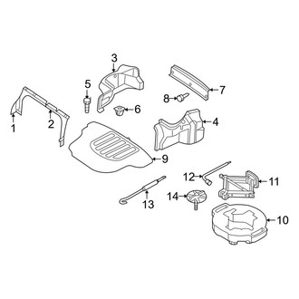 Kia OE - Rear Body & Floor - Interior Trim (Trunk Compartment)