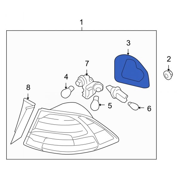 Tail Light Housing Seal