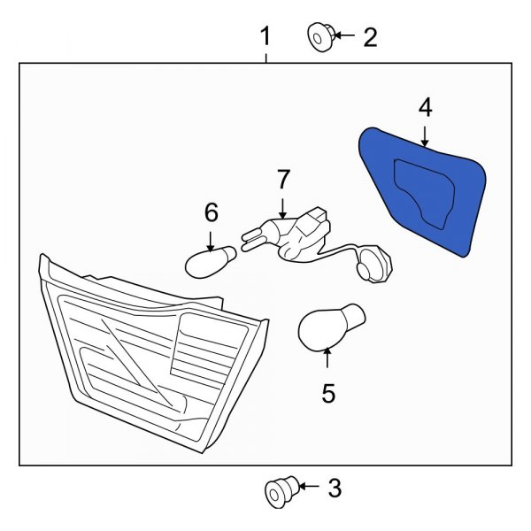 Tail Light Housing Seal