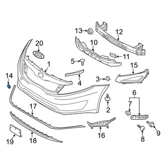 Kia OE - Front Tow Eye Cap