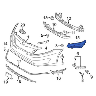 Kia OE - Front Left Bumper Trim