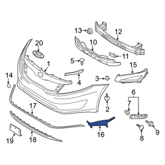 Kia OE - Front Right Bumper Trim