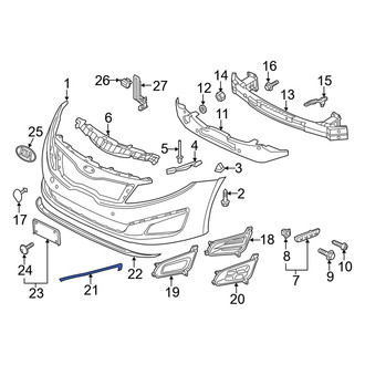 Kia OE - Front Right Bumper Trim