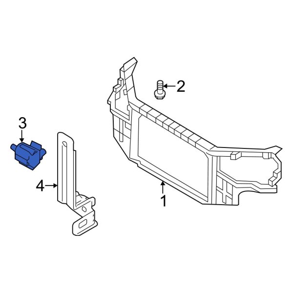 Kia OE 969853X000 Ambient Air Temperature Sensor