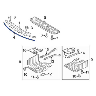 Kia OE - Radiator Support Access Cover Seal