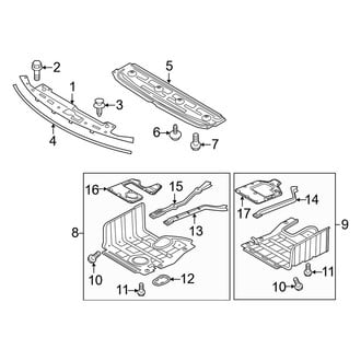 Kia OE - Radiator Support - Splash Shields (Gas)