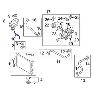 Kia OE - Engine Coolant Reservoir Hose