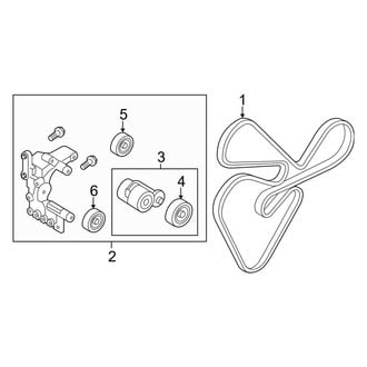 Kia OE - Cooling - Belts & Pulleys (EX / LX / SX)