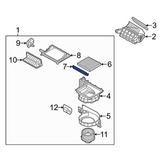 Kia OE - Cabin Air Filter Cover