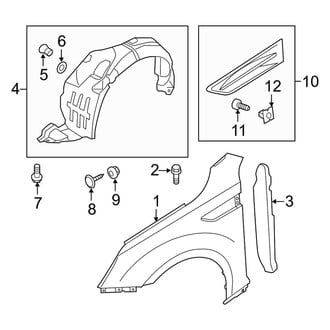 Kia OE - Fender & Components (EX / EX Luxury / LX / SX / SXL)