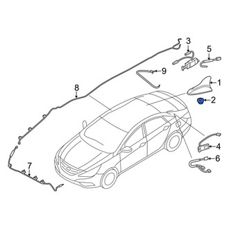 Kia OE - Radio Antenna Mast Nut