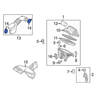 Kia OE - Engine Air Duct Clamp