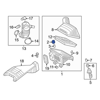 Kia OE - Front Air Filter Housing Insulator