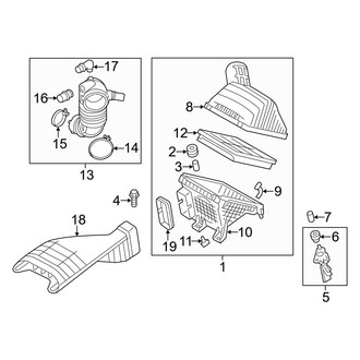 Kia OE - Engine / Transaxle - Air Intake (Korea Built), (2.0L)