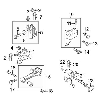 Kia OE - Engine / Transaxle - Engine & Transmission Mounting (2.0L)