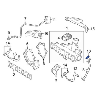 Kia OE - Turbocharger Oil Line Gasket
