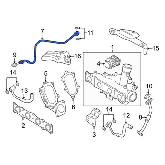 Kia OE - Turbocharger Oil Line