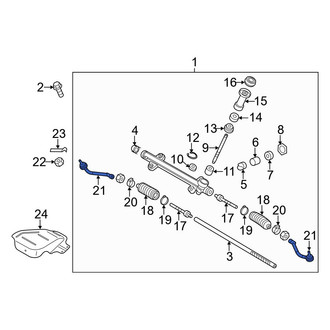 Kia OE - Left Outer Steering Tie Rod End