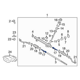 Kia OE - Left Outer Steering Tie Rod End