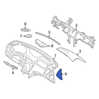 Kia OE - Right Instrument Panel Side Cover