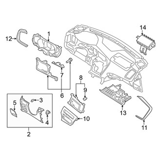 Kia OE - Instrument Panel Components (Gas)