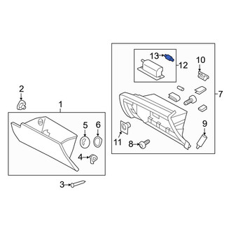 Kia OE - Glove Box Light Bulb