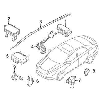 Kia OE - Restraint Systems - Air Bag Components (Gas)